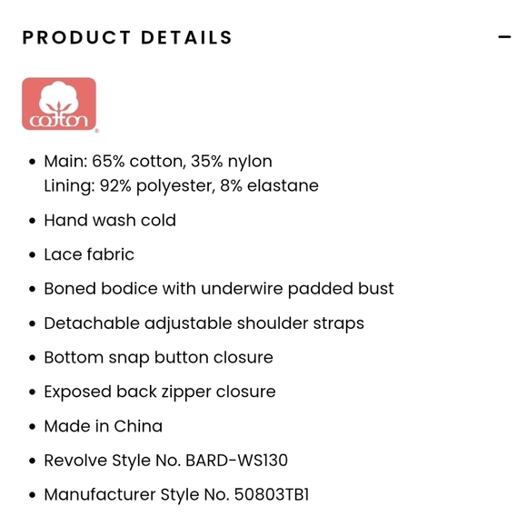 Bardot Oskar Lace Bustier Bodysuit, Snap Closure, Detachable Shoulder Straps, 2 - Picture 4 of 16